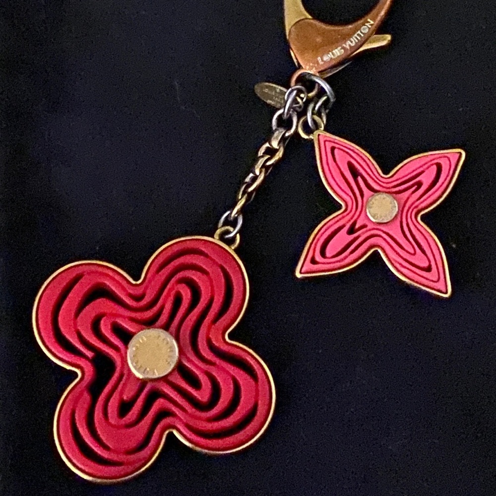 Louis Vuitton Dark pink/magenta bag charm
